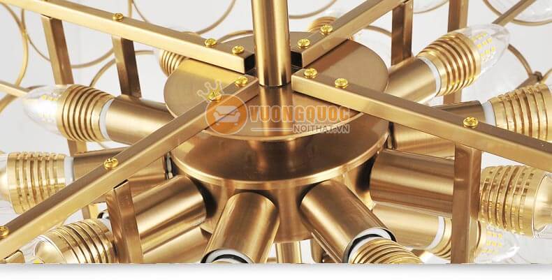 Đèn chùm thủy tinh trang trí đẹp abr127-8